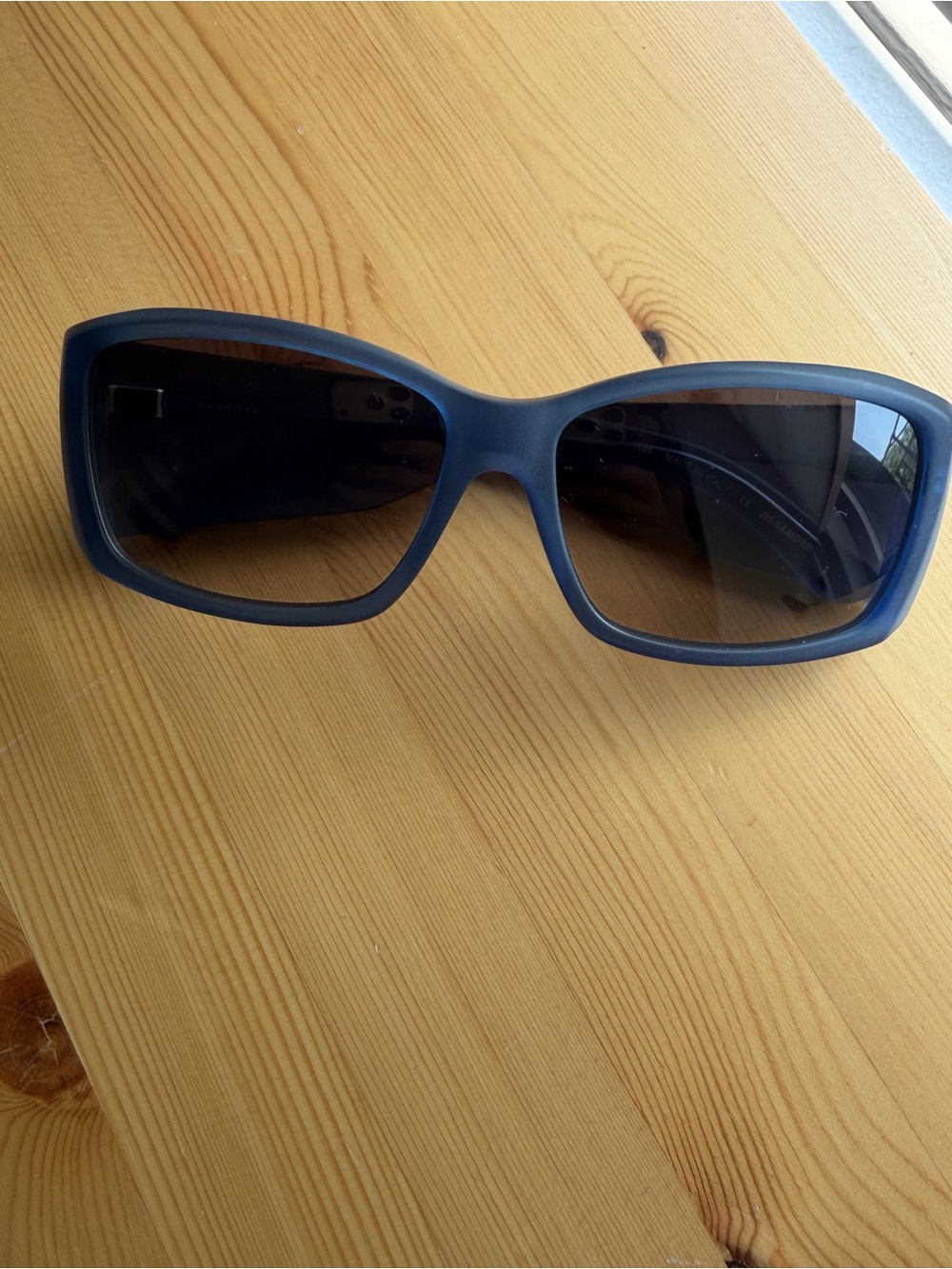 Jil Sander Blue Matte Finish Sunglasses